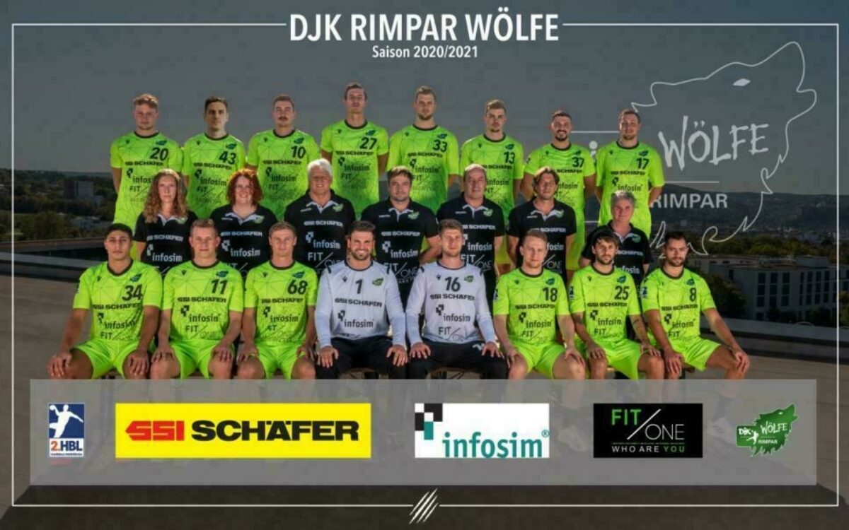 Die Mannschaft der Rimparer Wölfe 2020/21 Die Mannschaft der Rimparer Wölfe 2020/21